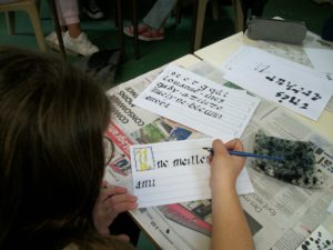 Atelier calligraphie