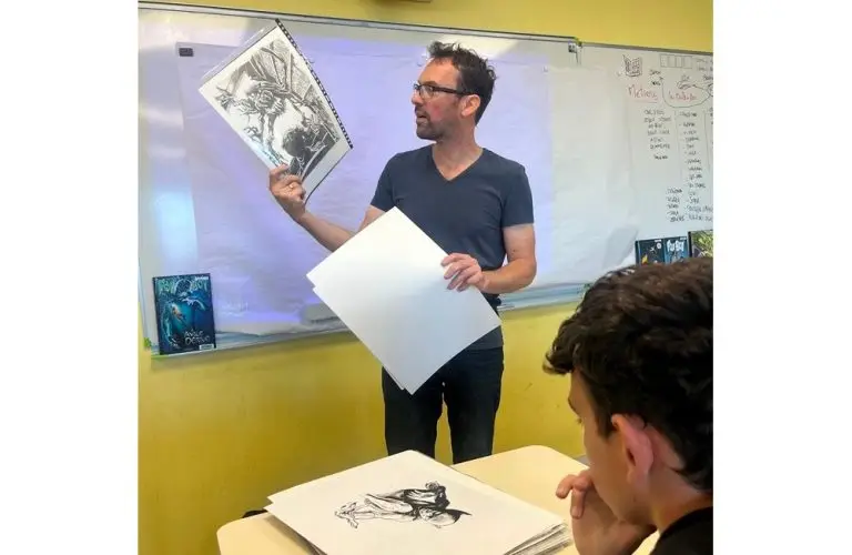 Lire la suite à propos de l’article Rencontrer un auteur de Comics en 5A ✏